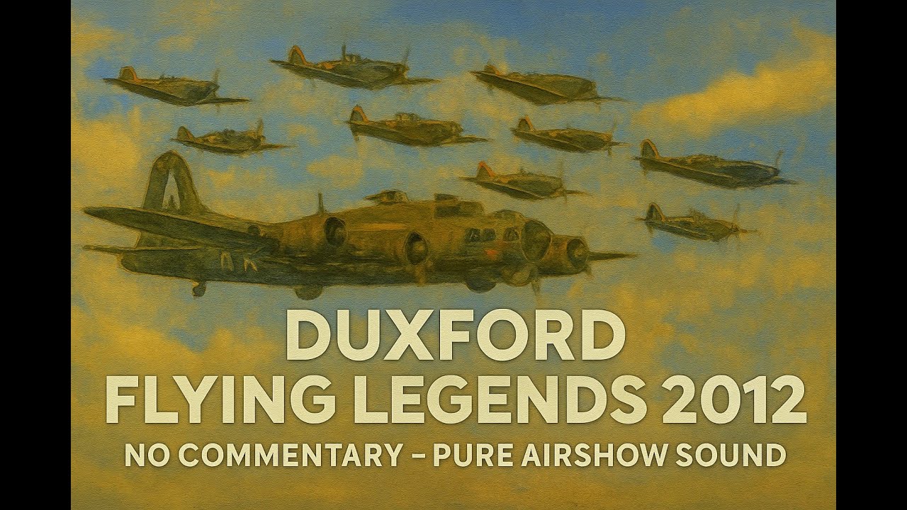 Flying Legends 2012 – Full Duxford Airshow Highlights  Spitfires, Mustangs, Sally B & More