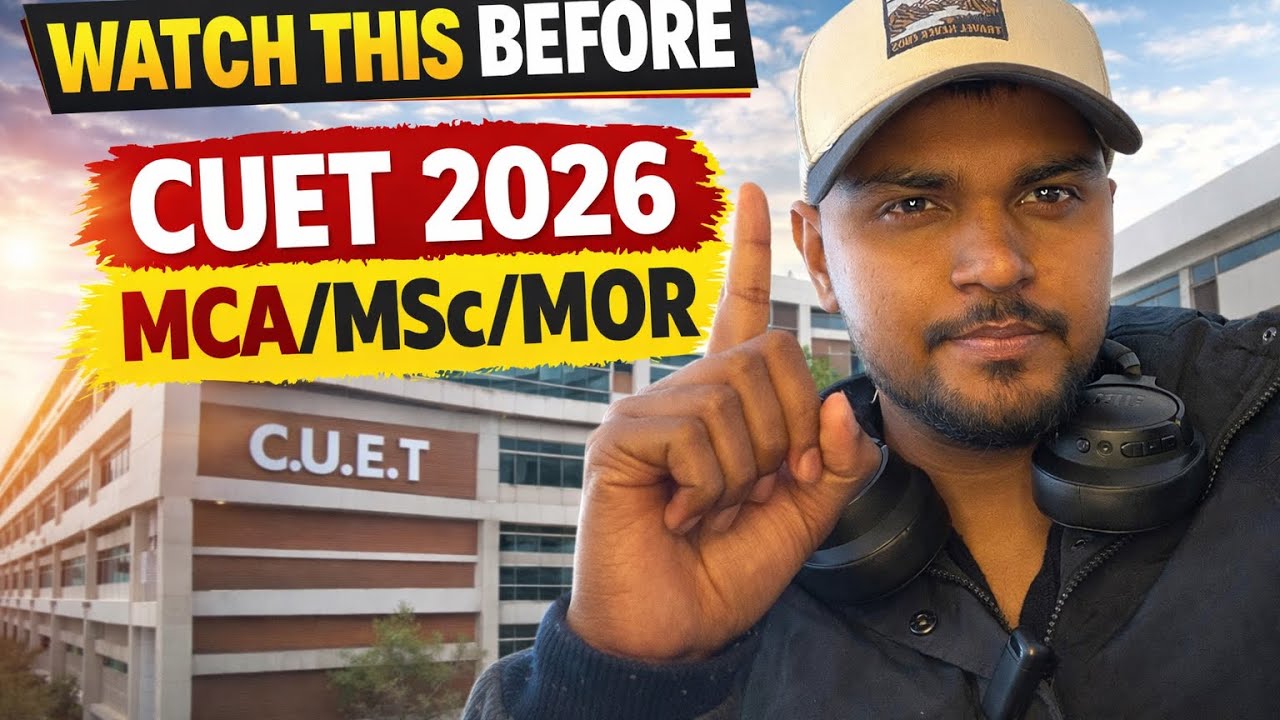 CUET 2026 March Exam | Last month strategy |Full Preparation Roadmap (MCA/MSc/MOR) #cuet #mca 
