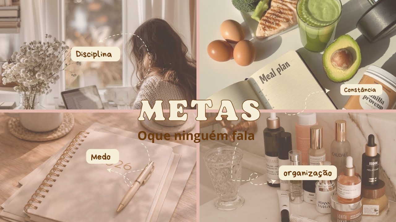 Disciplina, medo e constância: O que ninguém fala sobre metas 
