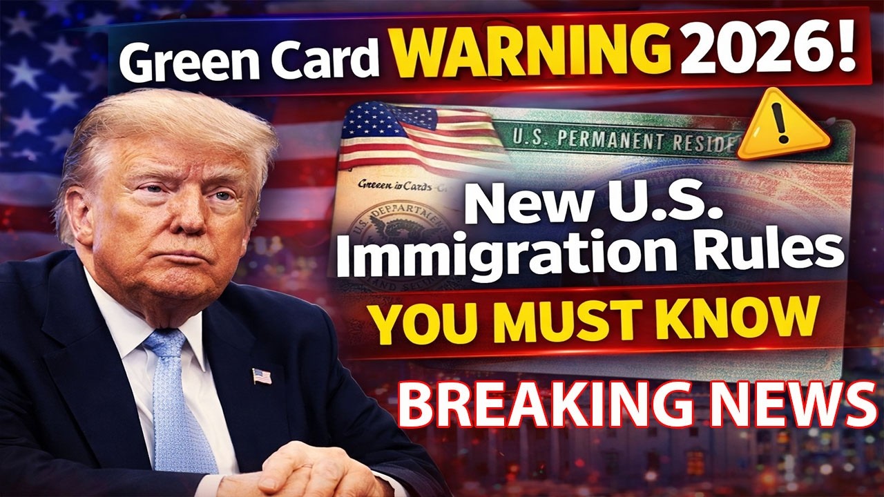 Green Card Warning 2026 – New U.S. Immigration Rules You Must Know