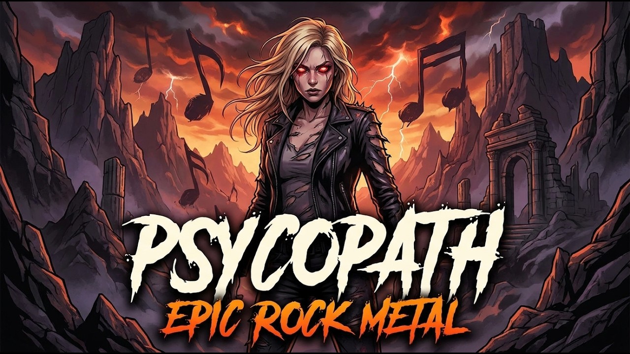 Psycopath   By Nathan Wagner   Epic Rock Female Voice Version Remake