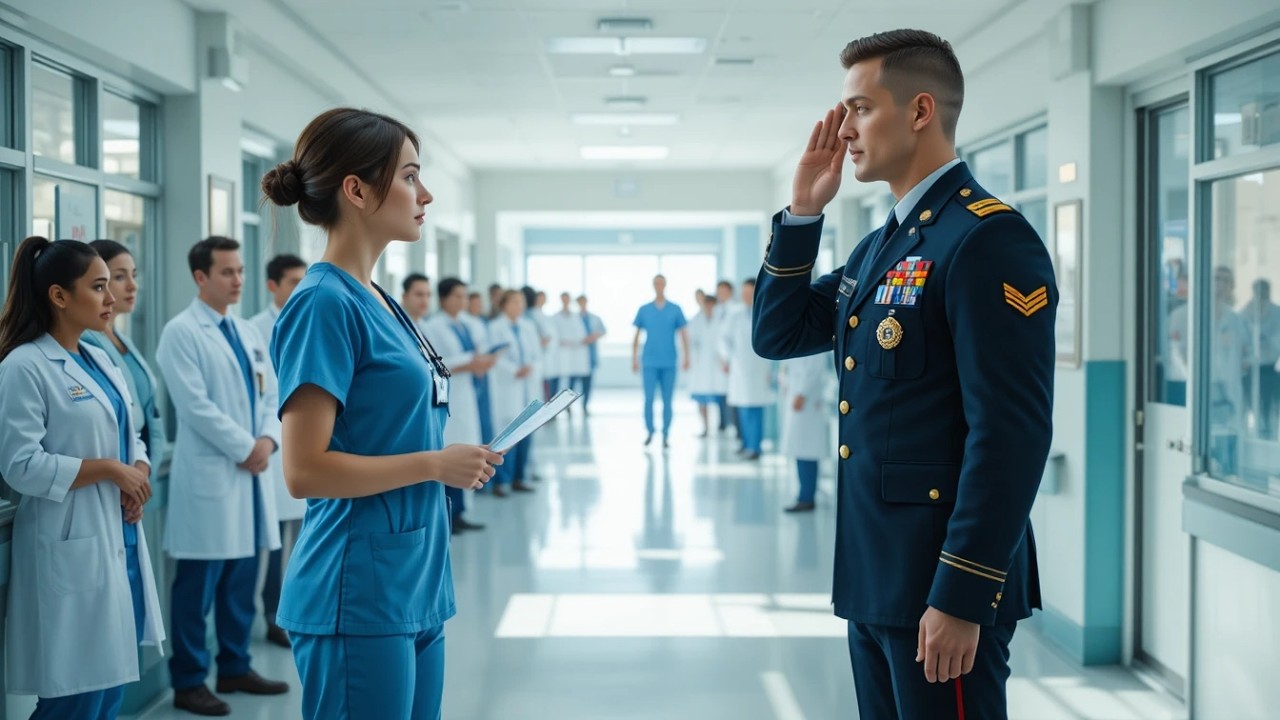 The Nurse Everyone Overlooked — Until a Medal-Winning SEAL Saluted Her