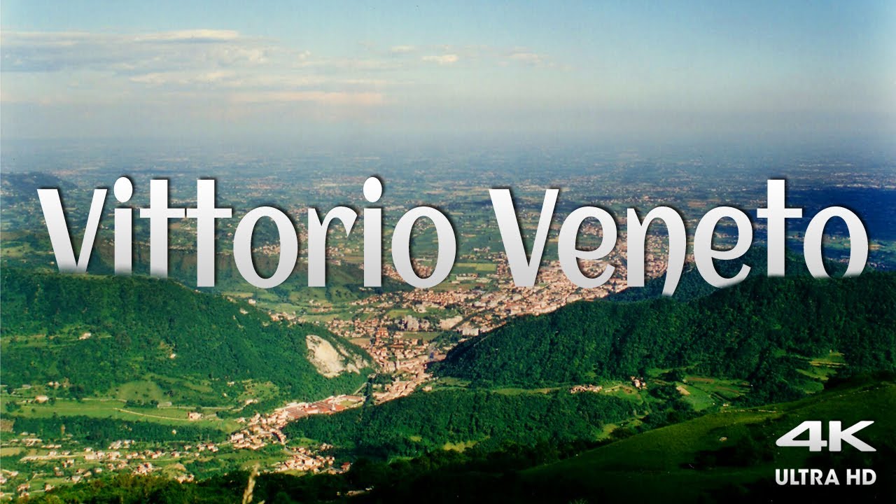 Vittorio Veneto 4k | Italy nature 4k | FLYING OVER ITALY 4K