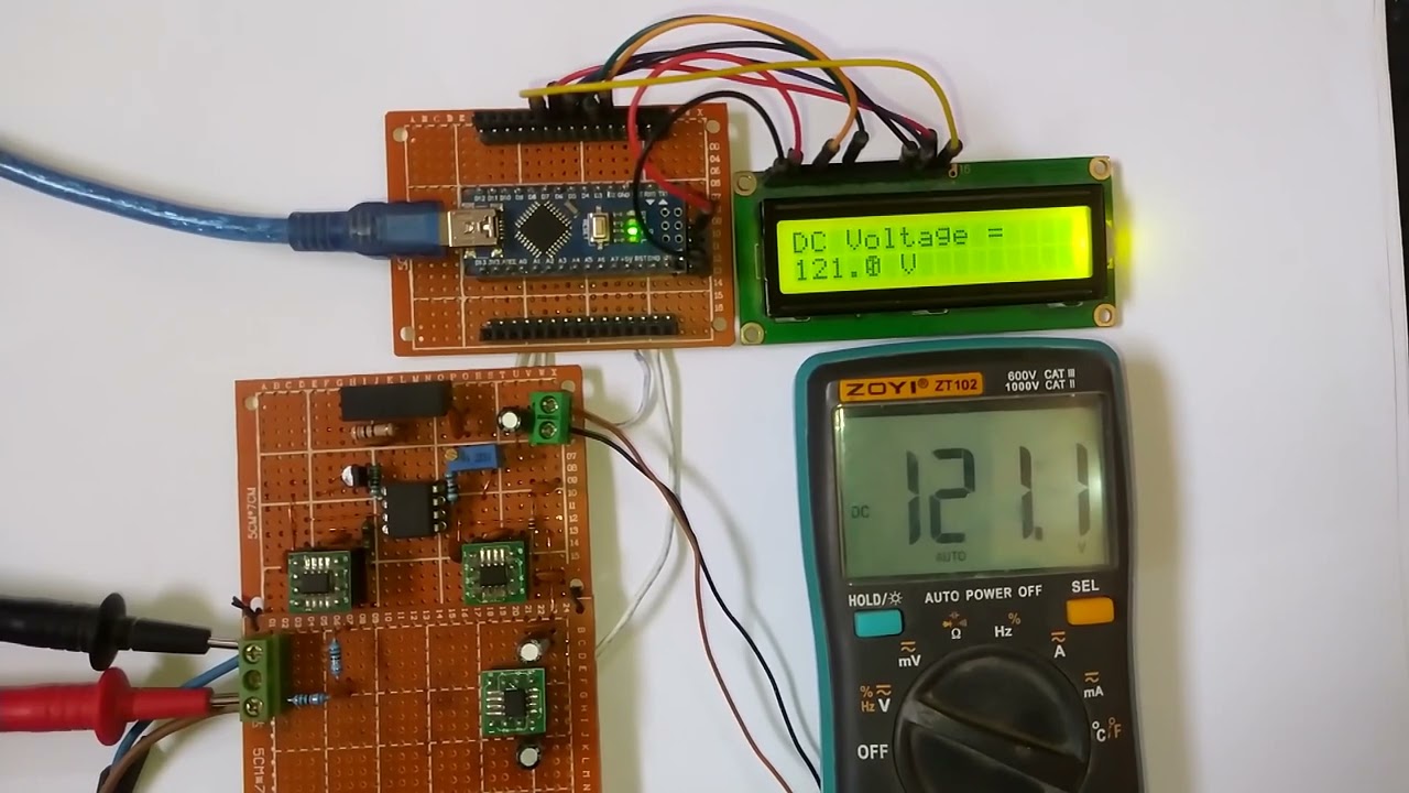 Isolated DC Voltage Measurement with Arduino