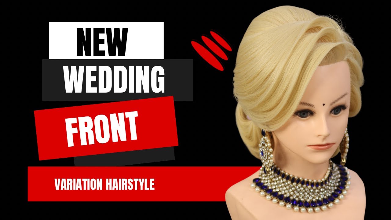 Professional bridal hairstyle front variation / wedding hairstyles / advance front variation