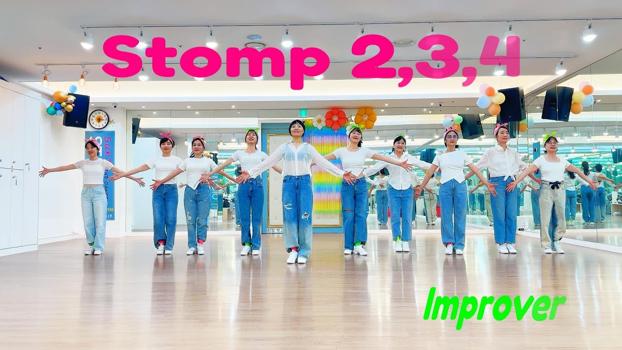 Stomp 2,3,4 Line Dance (Improver)
