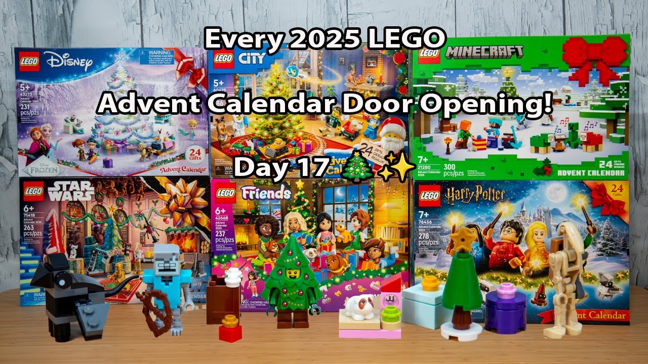 Every 2025 LEGO Advent Calendar Door Opening - Day 17!