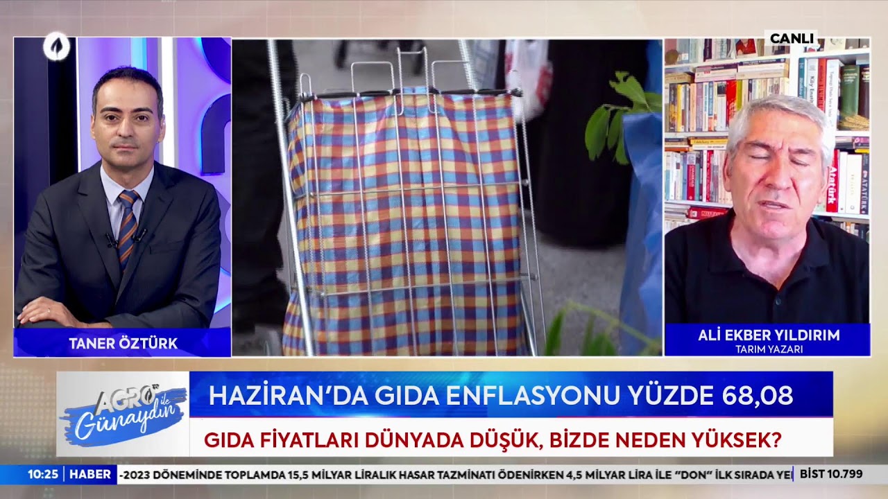 #CANLI Gıda Fiyatları Dünyada Düşük, Bizde Neden Yüksek? | Tarım Yazarı Ali Ekber Yıldırım