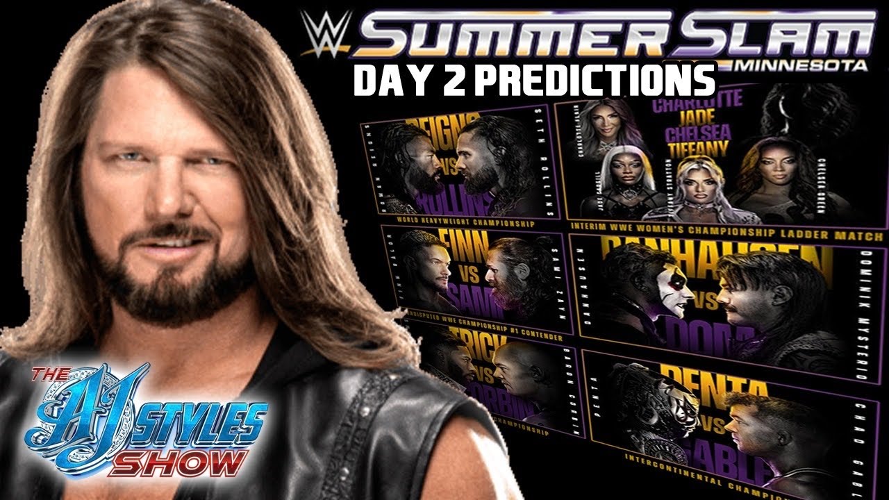 Прогнозы на второй день SummerSlam с участием AJ Styles