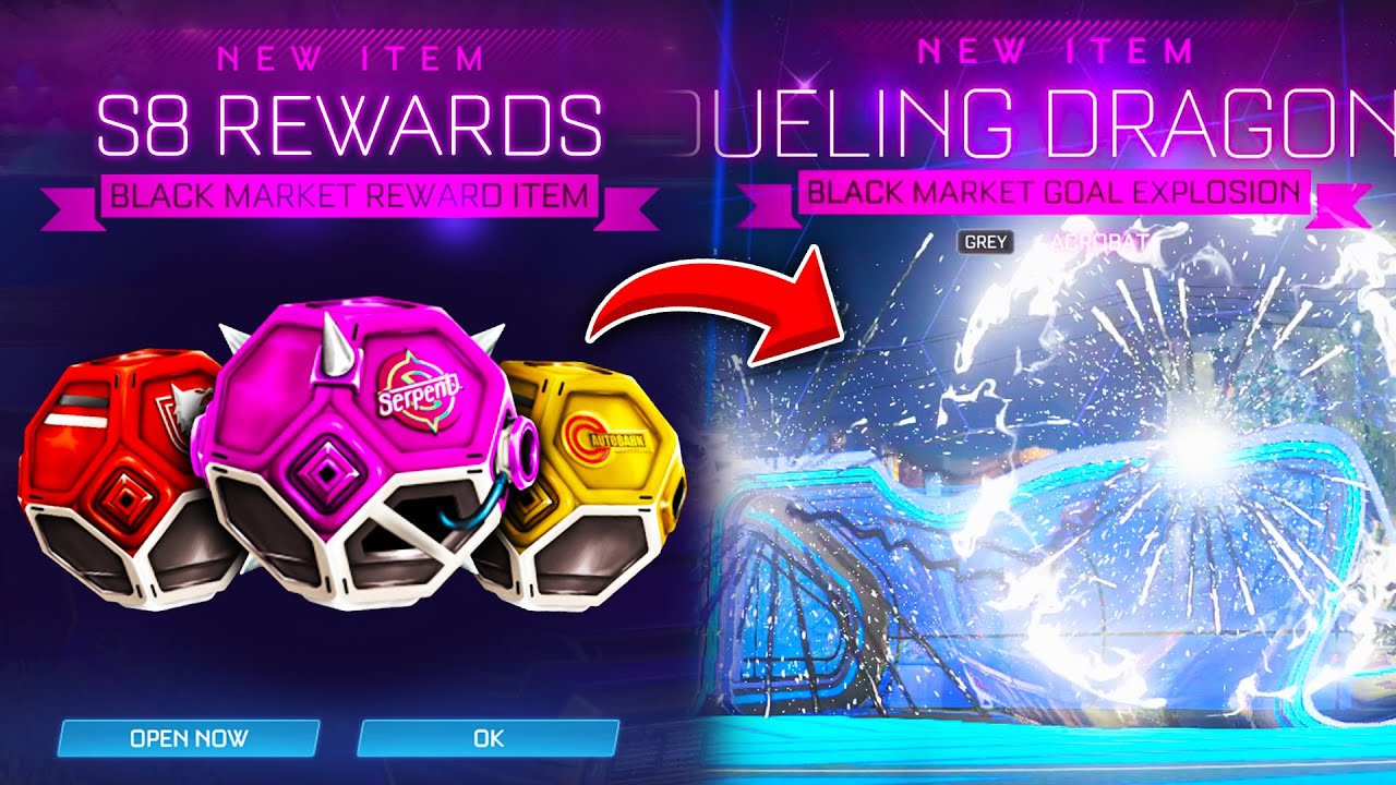 Opening My SEASON 8 REWARDS On Rocket League!