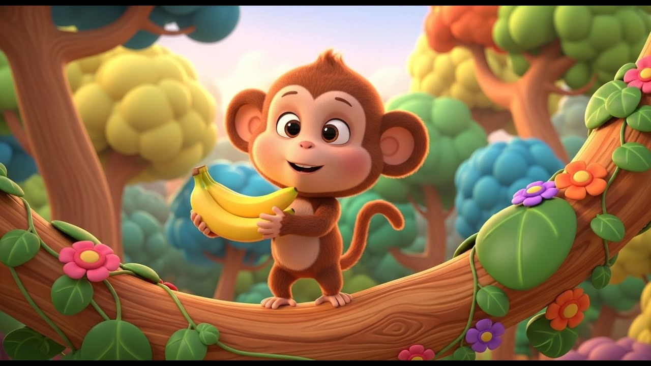 El Mono Que Contaba Hasta Diez | Mejores Rimas Infantiles y Canciones para Niños