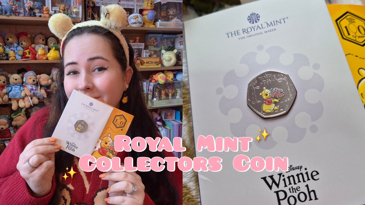 Winnie The Pooh 100th Anniversary Royal Mint Coin 💐✨️| Ad/Pr Unboxing