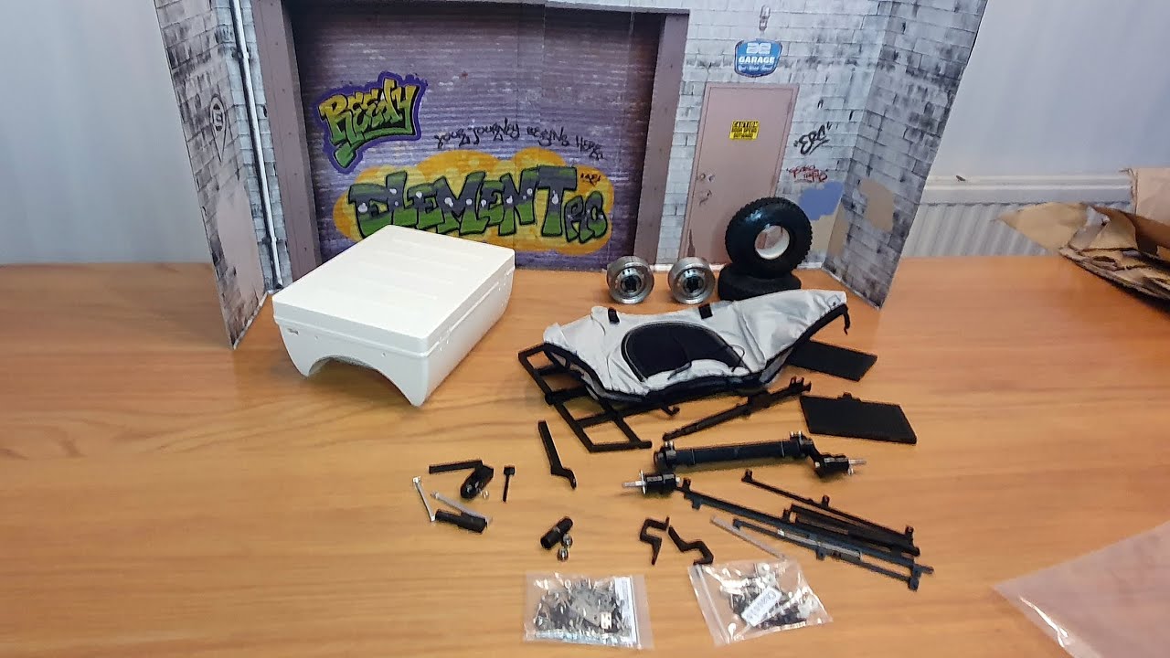 Camper Tent Trailer 1/10 scale unboxing                                                  2022.04.26.