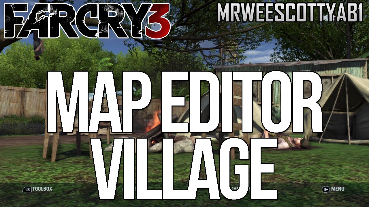 Far Cry 3 - Map Editor - Village! (Custom Map)