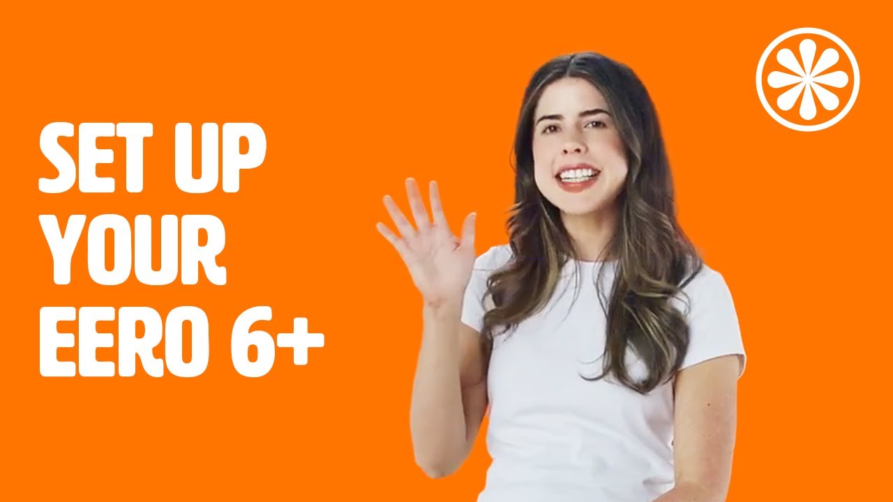 Get Your Tangerine eero 6+ Wi-Fi Router Online in Five Easy Steps.