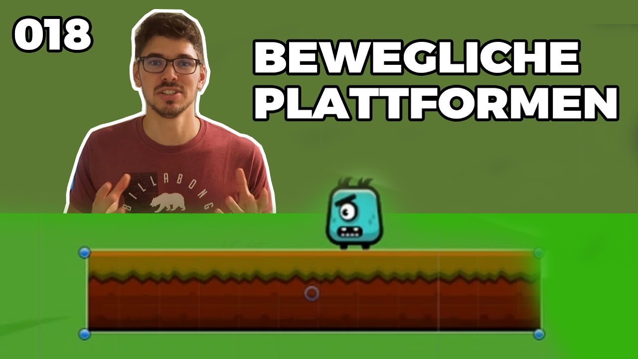 [018] Unity JUMP AND RUN - bewegliche Plattformen - Deutsch/German
