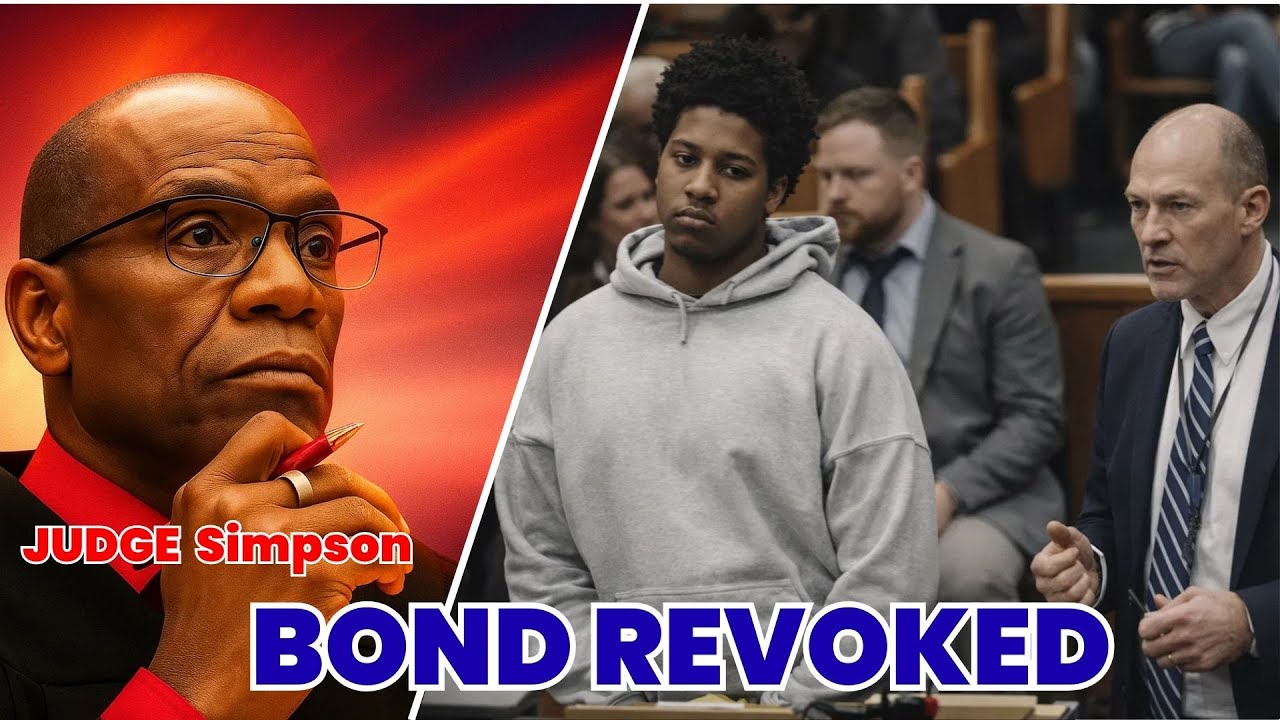 Judge J. Cedric Simpson Revokes Bond for No-Contact Violations, Rules on Competency