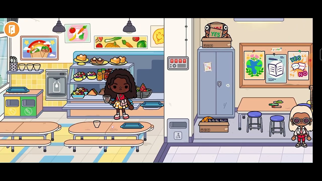 TOCA LIFE WORLD - Elenina nova škola ( baba rosa ih uplašila u školi )