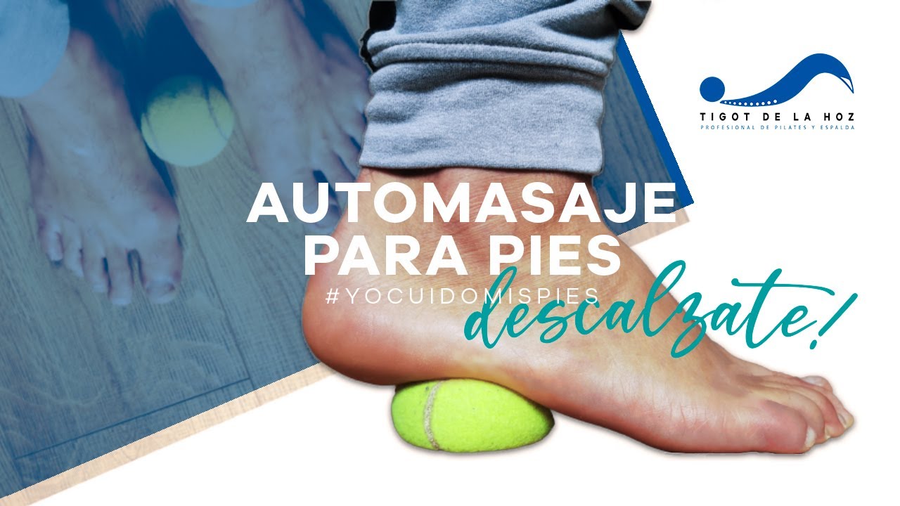 Masaje relajante para pies cansados con una pelota 🥎
