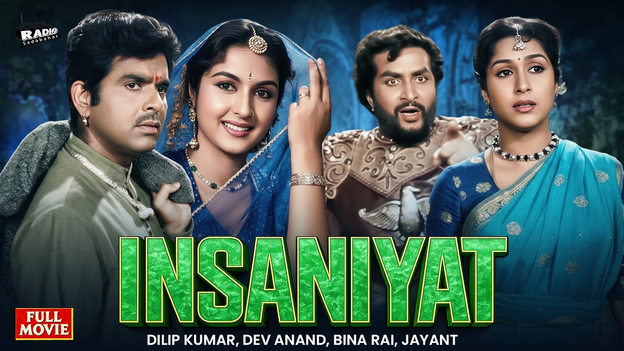 Insaniyat (1955) Full HD Movie | Dilip Kumar | Dev Anand | Classic Bollywood Film