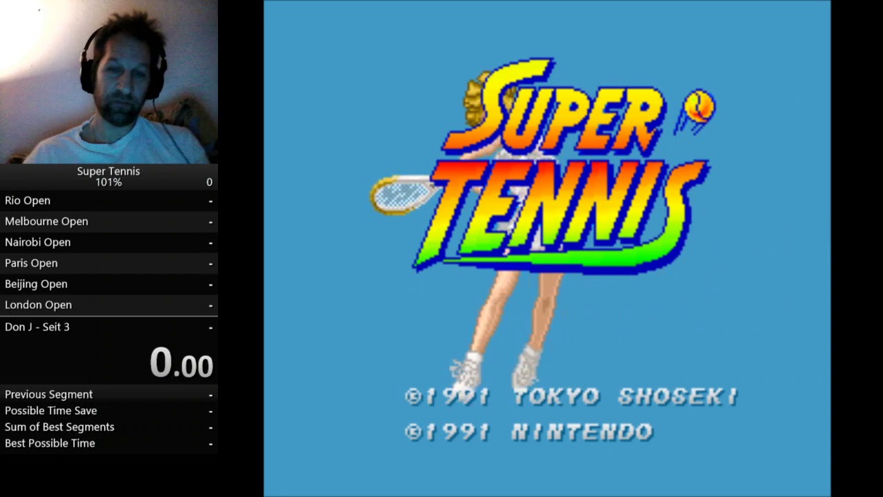 Super Tennis - Any% / 100% / DonJ% Speedrun Tutorial