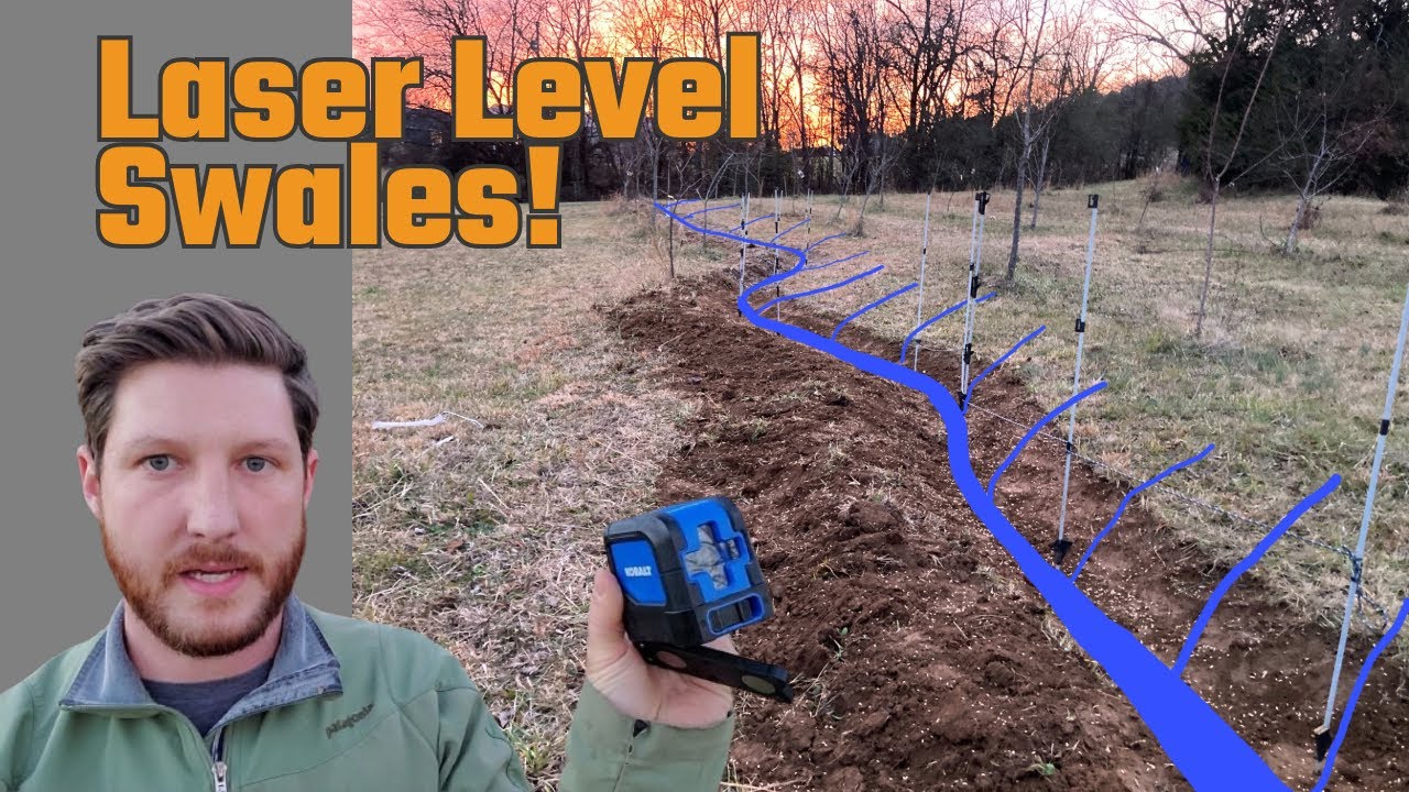 Mini Swales: Finding contour with a cheap laser level