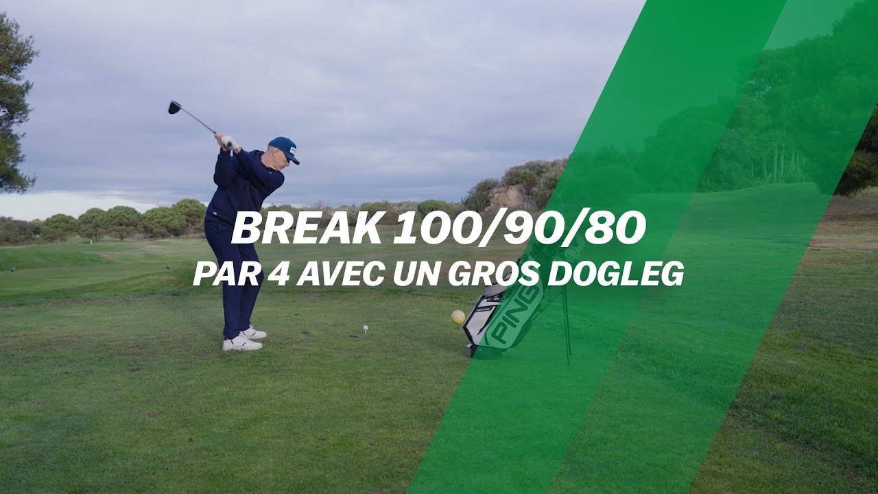 Stratégie golf : DRIVER sur un par 4 en dogleg !