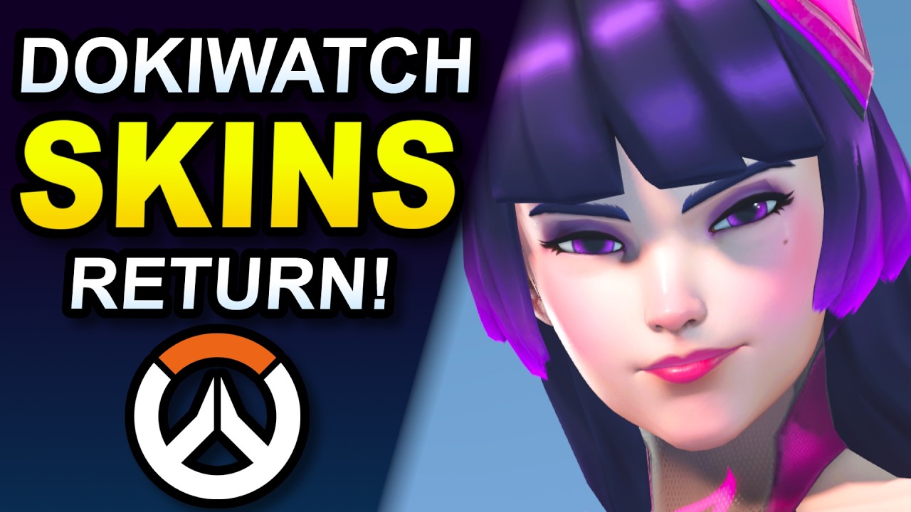 Возвращение скинов Dokiwatch! - Обновление магазина Overwatch 2