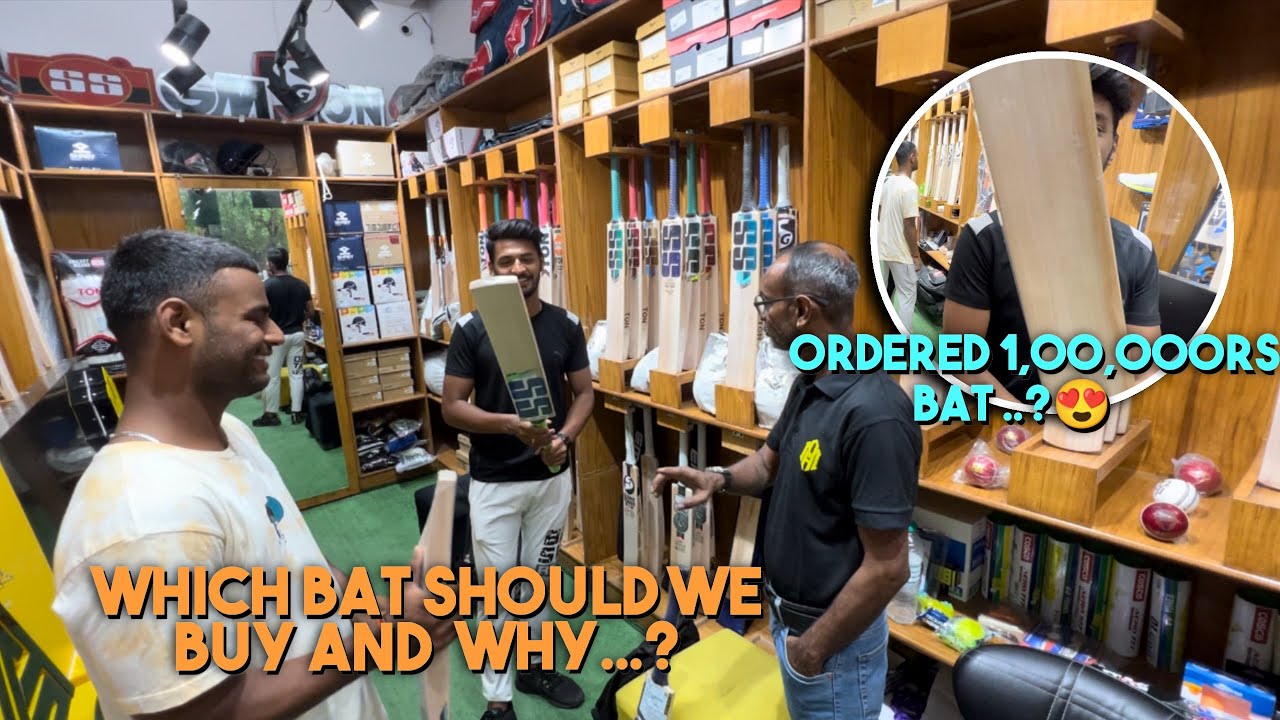 Ordered 1,00,000 Rs CRICKET BAT😍