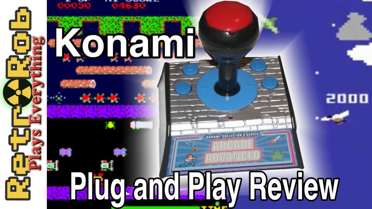 Konami Arcade Advanced Plug and Play Review --  All Games Played... Poorly..