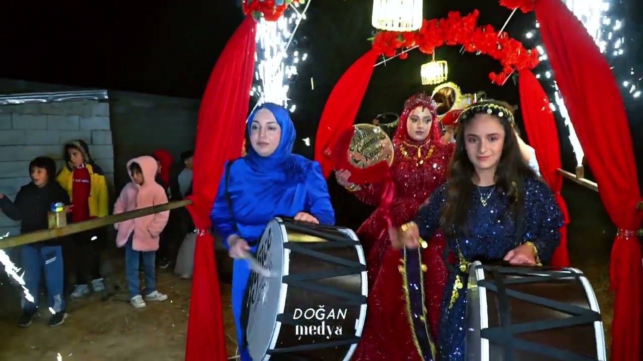Alkizil köyü böyle düğün görmedi 