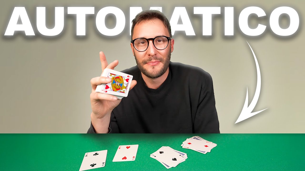IL MIGLIOR TRUCCO DI MAGIA AUTOMATICO CON LE CARTE DEL 2025! (Tutorial)