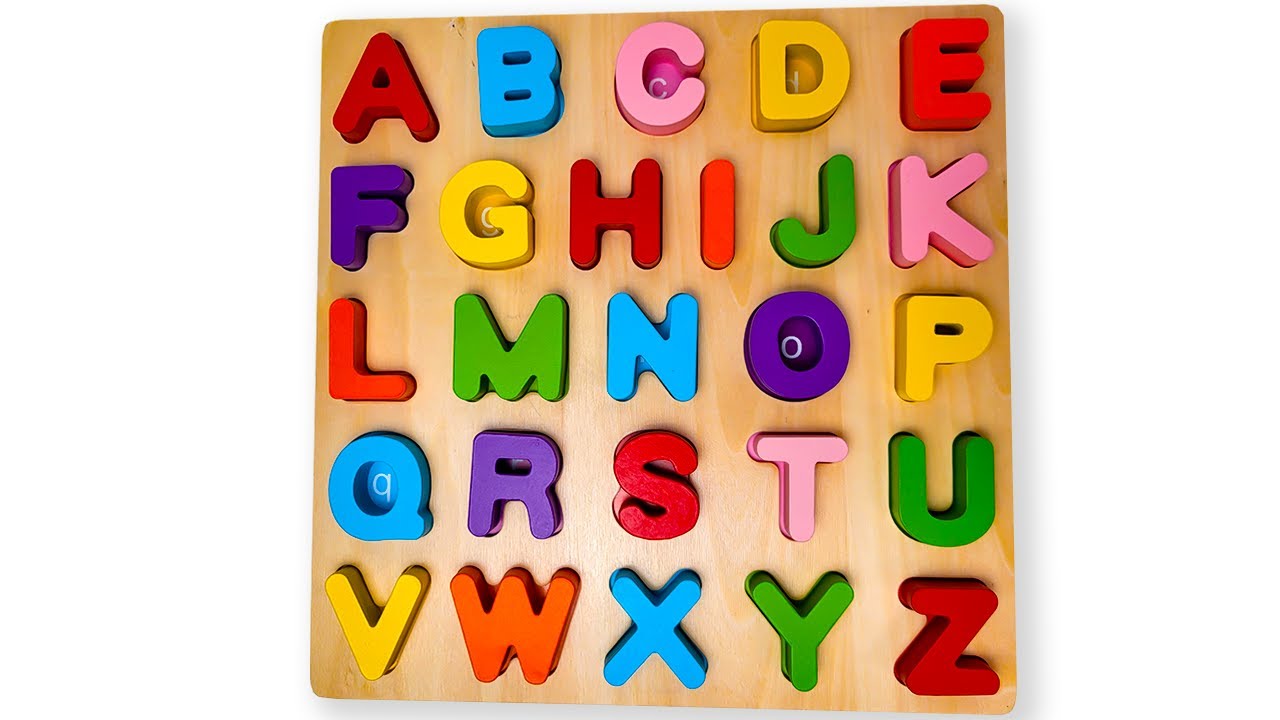 BEST Video to Learn ABC's with Puzzle! Preschool Toddler Learning Toy Wooden Activity #preschool