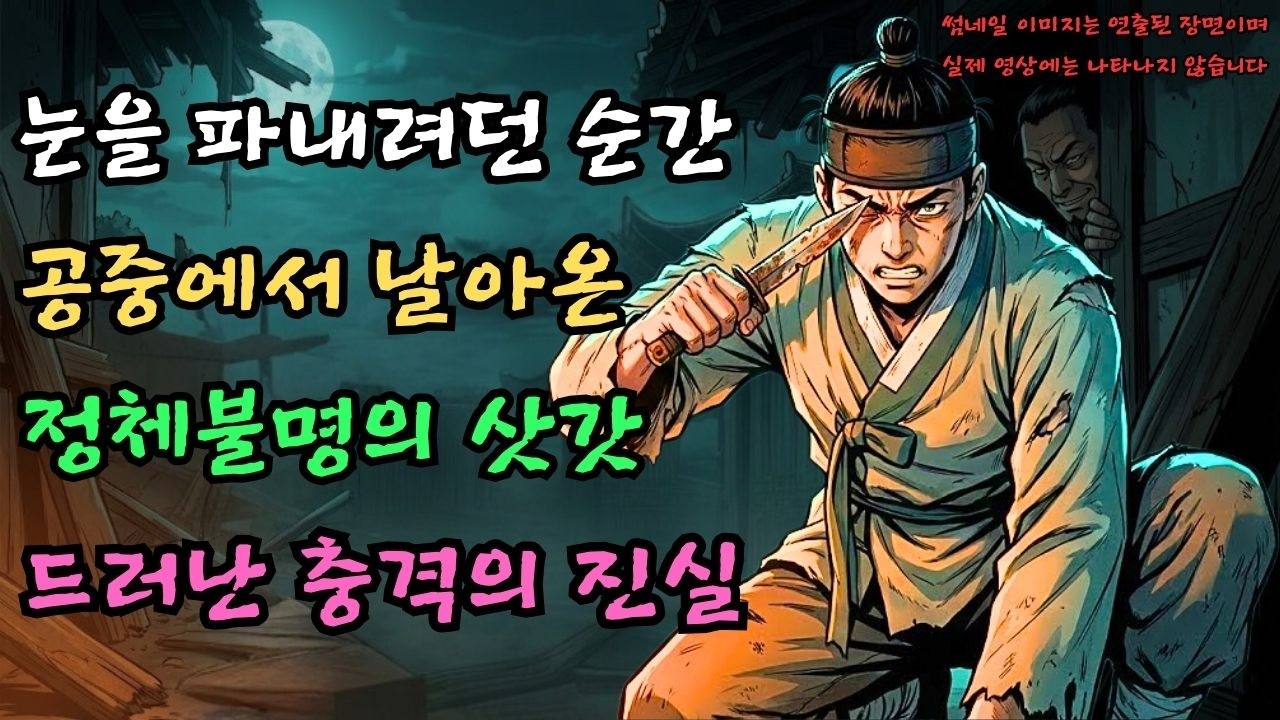눈 먼 어머니를 위해 눈알을 팔려던 효자, 그 뒤에 숨겨진 소름 돋는 진실 [인과응보의 결말]