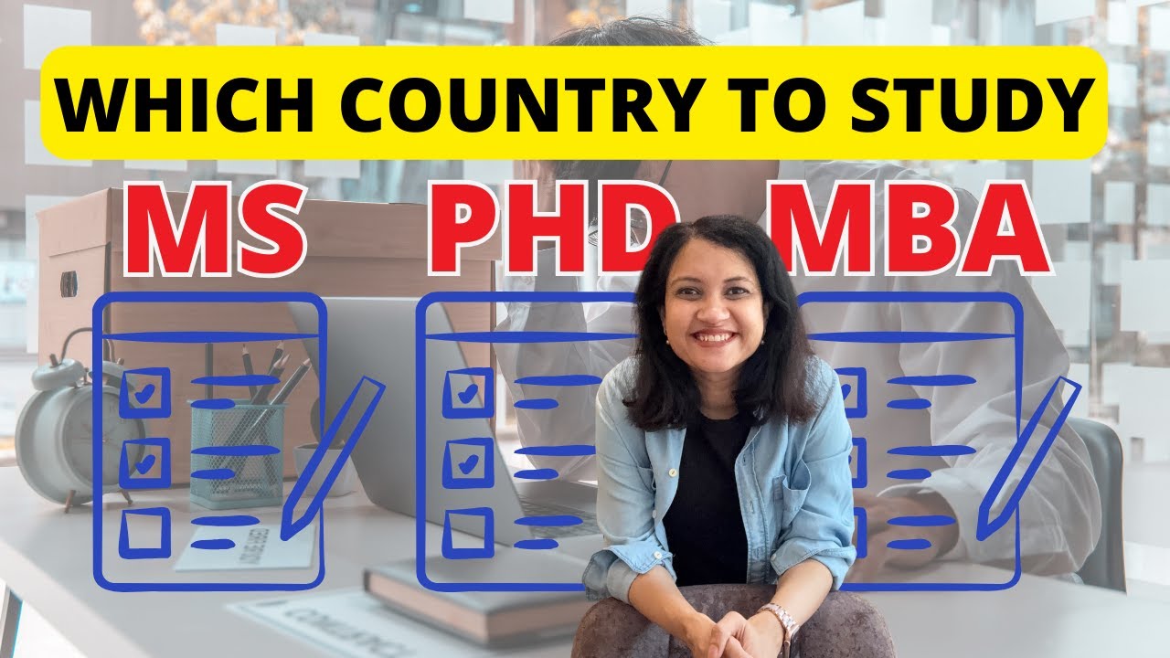Which countries are best for MS vs PhD vs MBA courses?