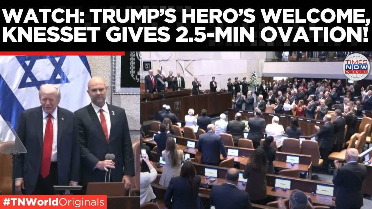 UNREAL SCENES: Trump Gets 2.5-Min Standing Ovation In Israel’s Knesset