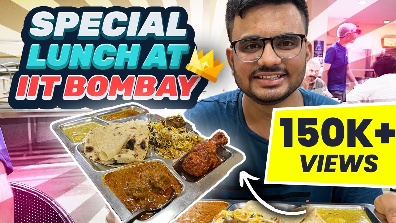 Amazing Food at IIT Bombay! 🤩 Best In Any College!! ❤️