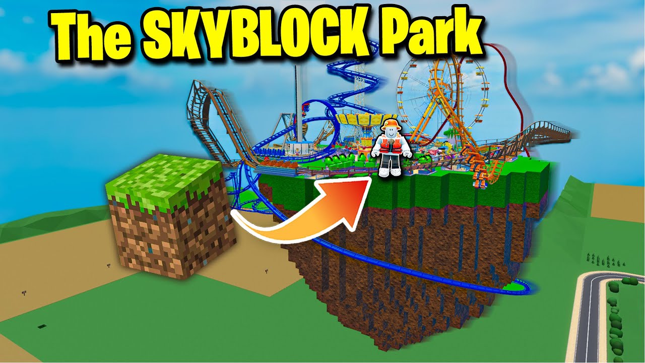 Roblox, но я на SKYBLOCK!