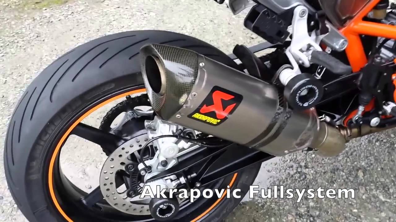 exhaust sound comparison for Ktm Duke 690