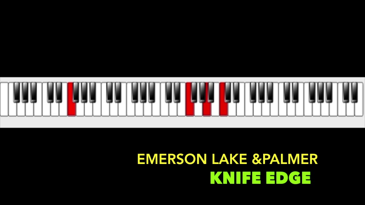 Emerson Lake&Palmer - Knife edge (Tutorial)