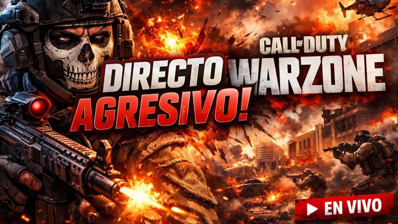 WARZONE EN VIVO 🔴 RUSH AGRESIVO – SOLO HEADSHOTS Y WINS
