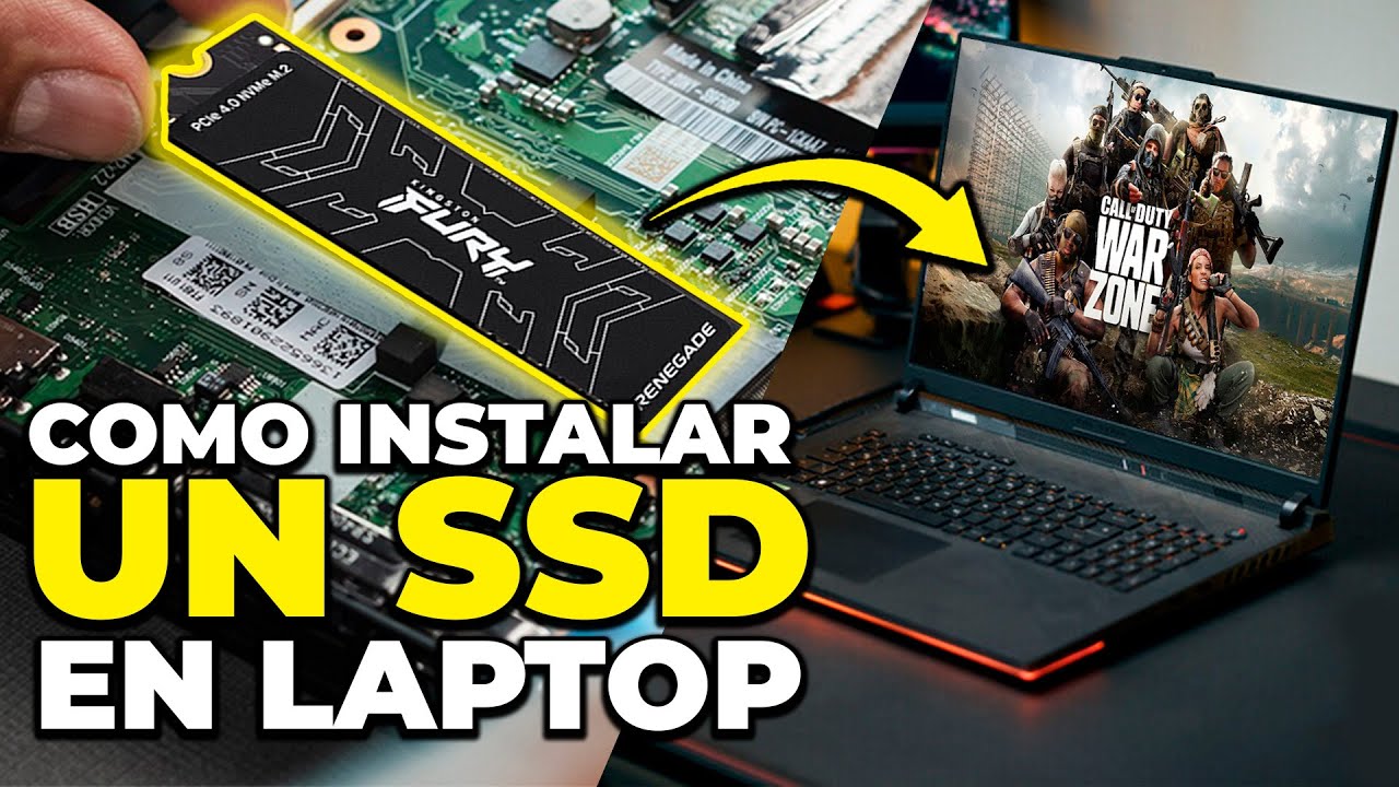 Como instalar un SSD en Laptop y hacerla MAS RAPIDA - Tutorial FACIL