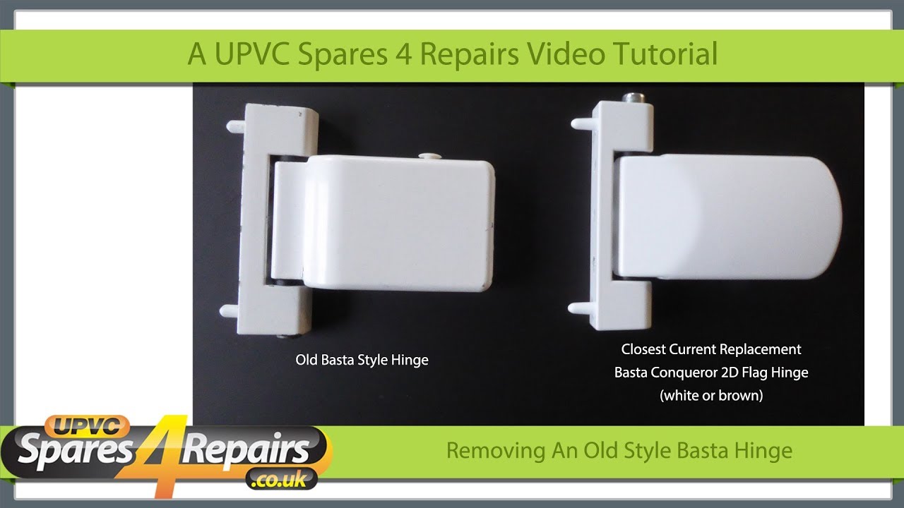 Removing An Old Style Basta Upvc Door Hinge