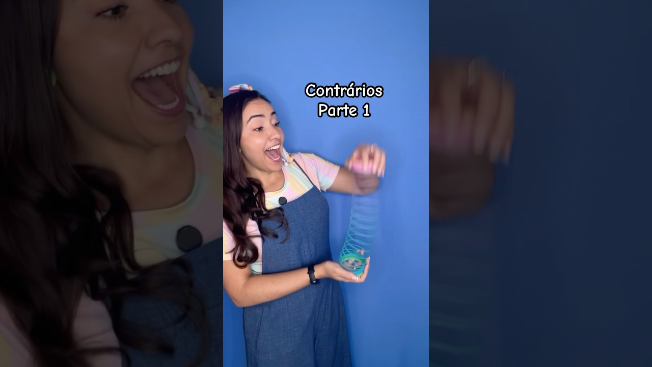Alto, baixo. R&aacute;pido, lento. Forte, fraco. Grande, pequeno- com a mola maluca. #educa&ccedil;&atilde;oinfantil
