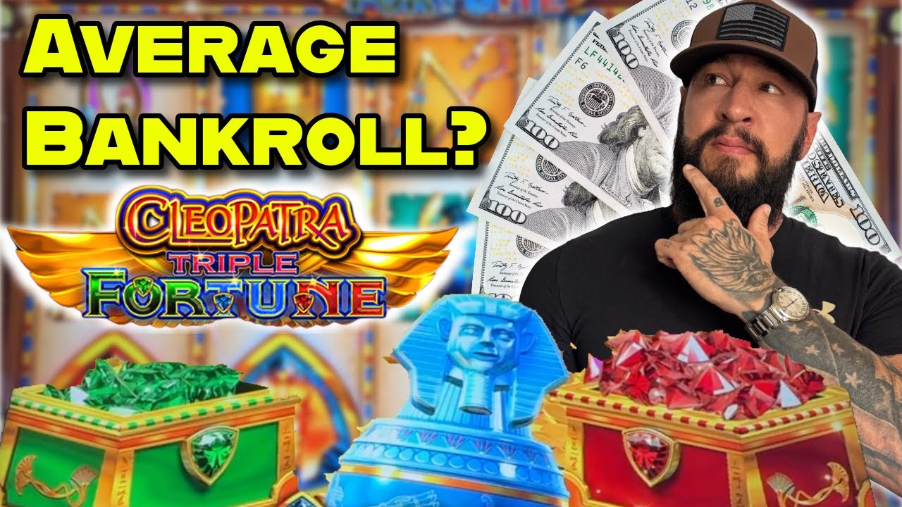 Using the Average Bankroll on New Cleopatra Triple Fortune 🎰 Is it a good play? 🤔