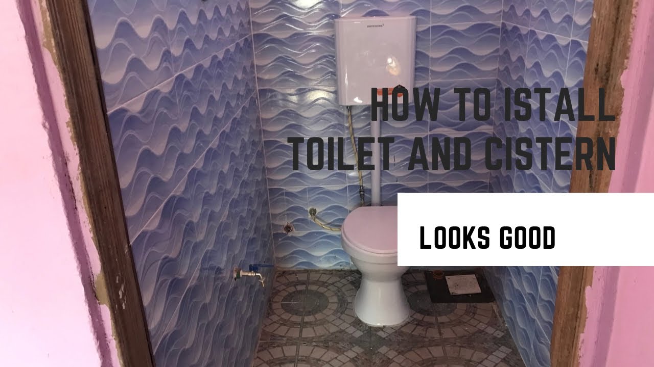 Toilet installation and cistern