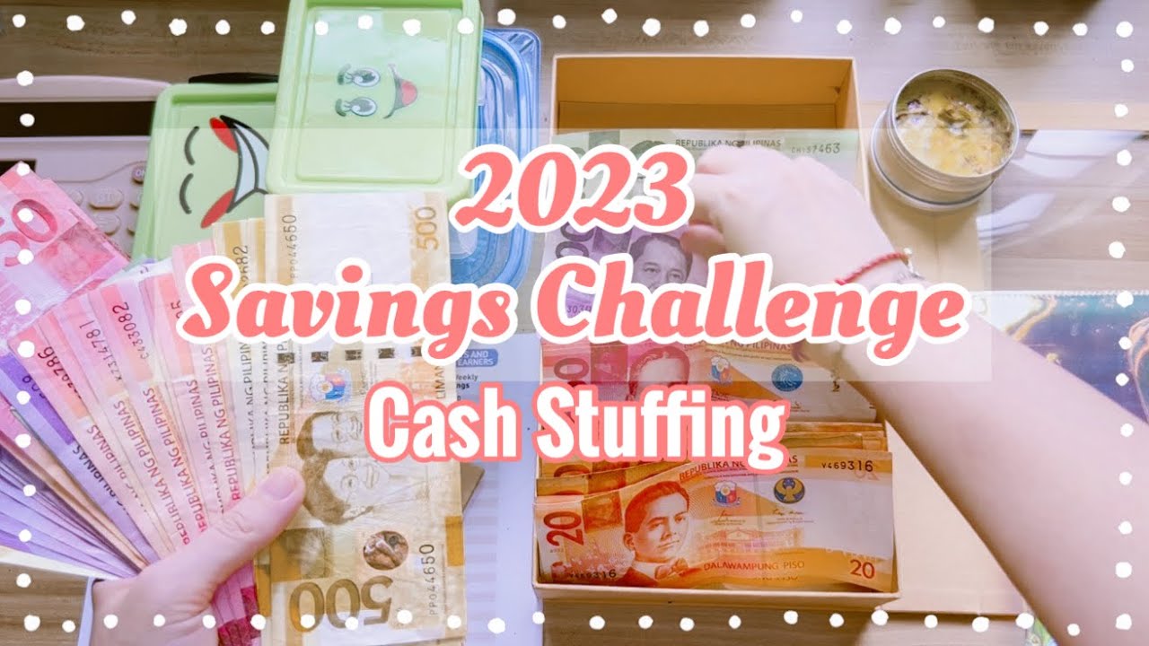 2023 SAVINGS CHALLENGE CASH STUFFING | IPON CHALLENGE | Philippines | Mae W.