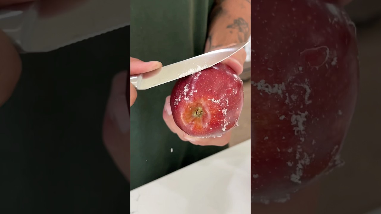 Все яблоки покрыты воском? 😨🤢