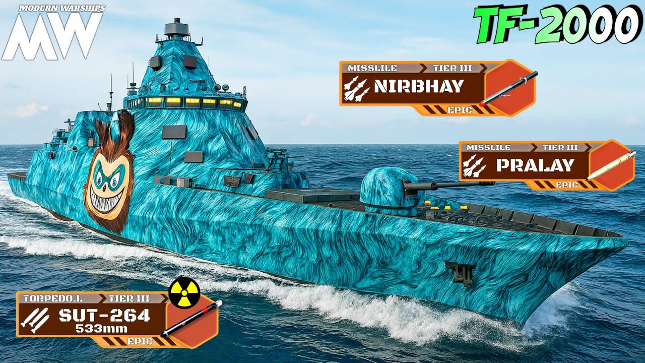 TF-2000 - With 4x SUT 264 ☢️ TP Most Brutal Build Ever! Modern Warships Gameplay!
