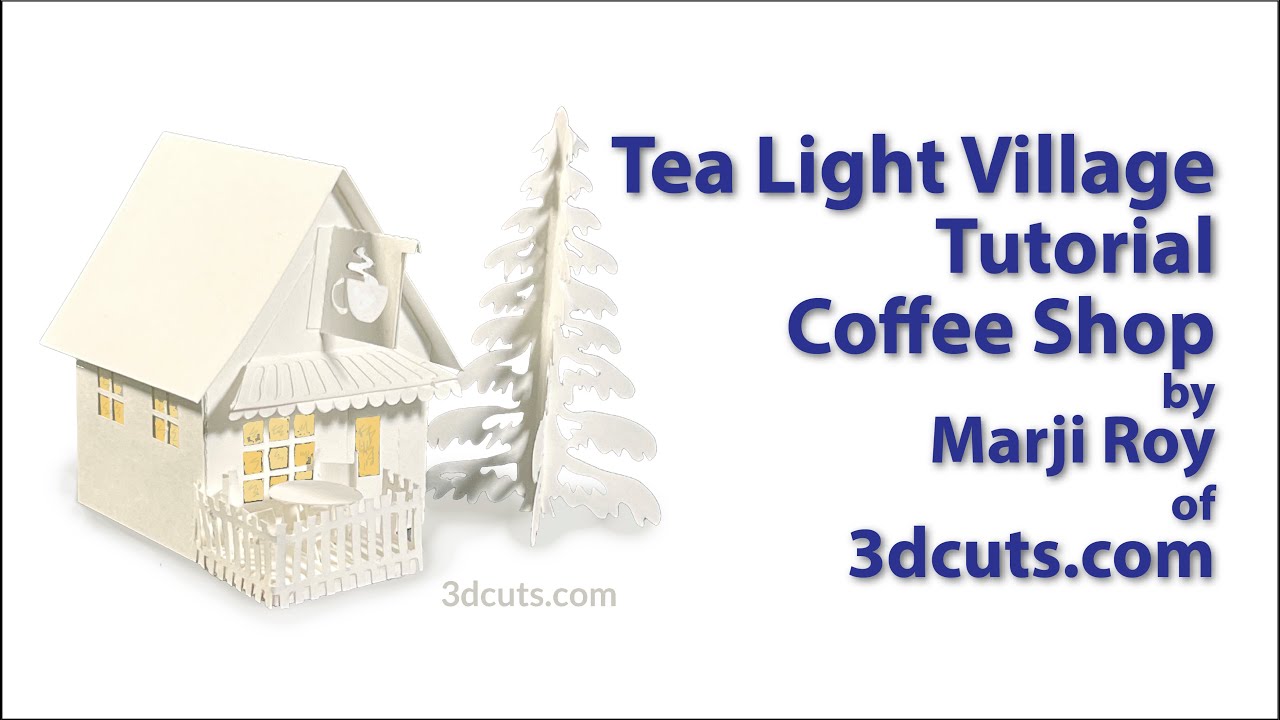 Tea LIght Village Coffee Shop Tutorial 2022